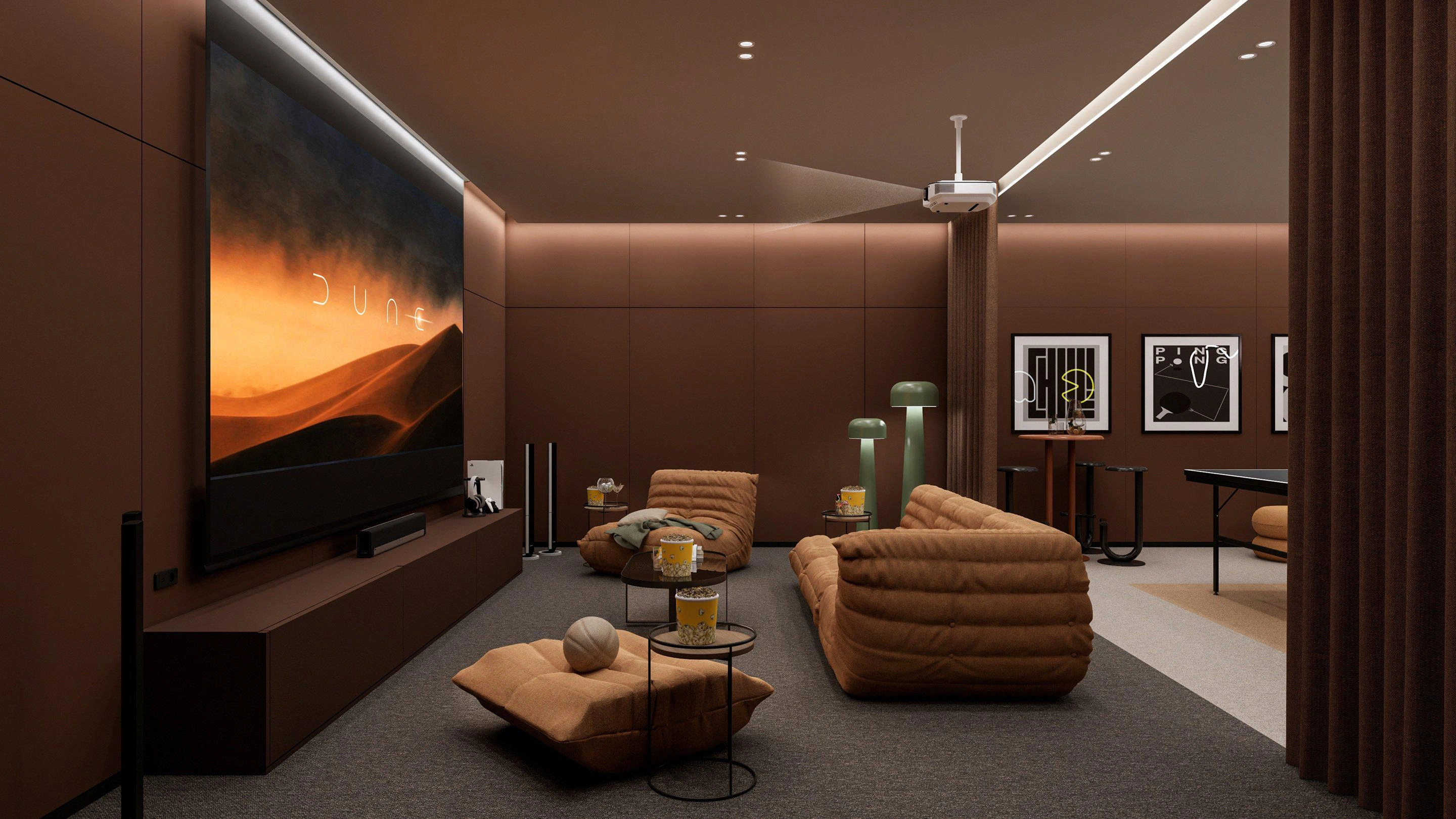 अट्टिका, ग्रीस में एक आधुनिक आवासीय परिसर के अपार्टमेंट