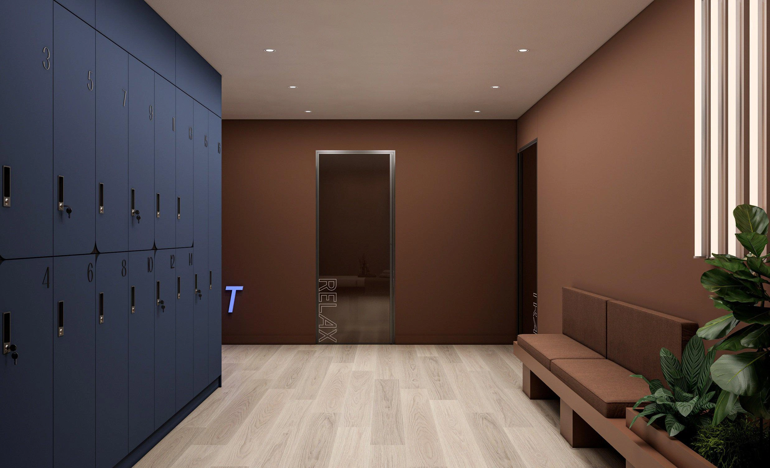 अट्टिका, ग्रीस में एक आधुनिक आवासीय परिसर के अपार्टमेंट