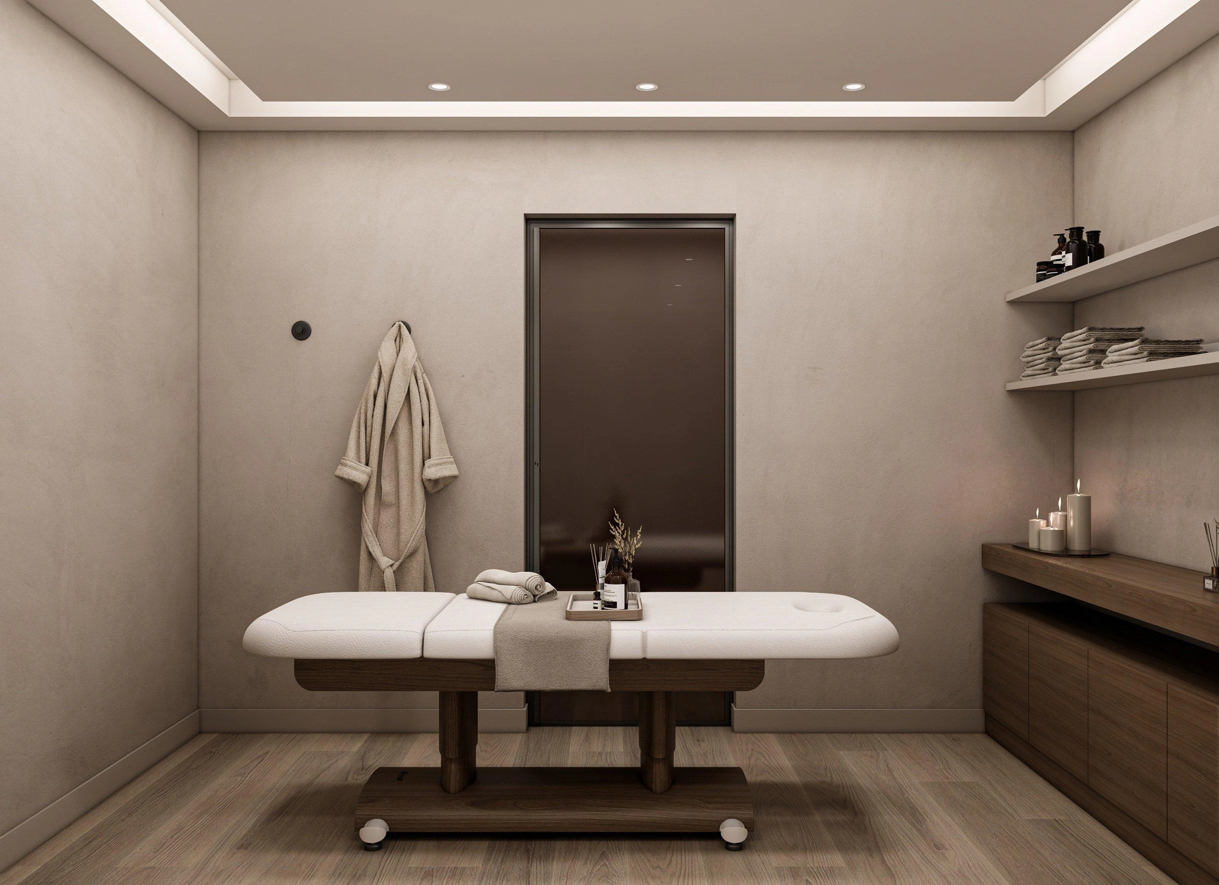 अट्टिका, ग्रीस में एक आधुनिक आवासीय परिसर के अपार्टमेंट