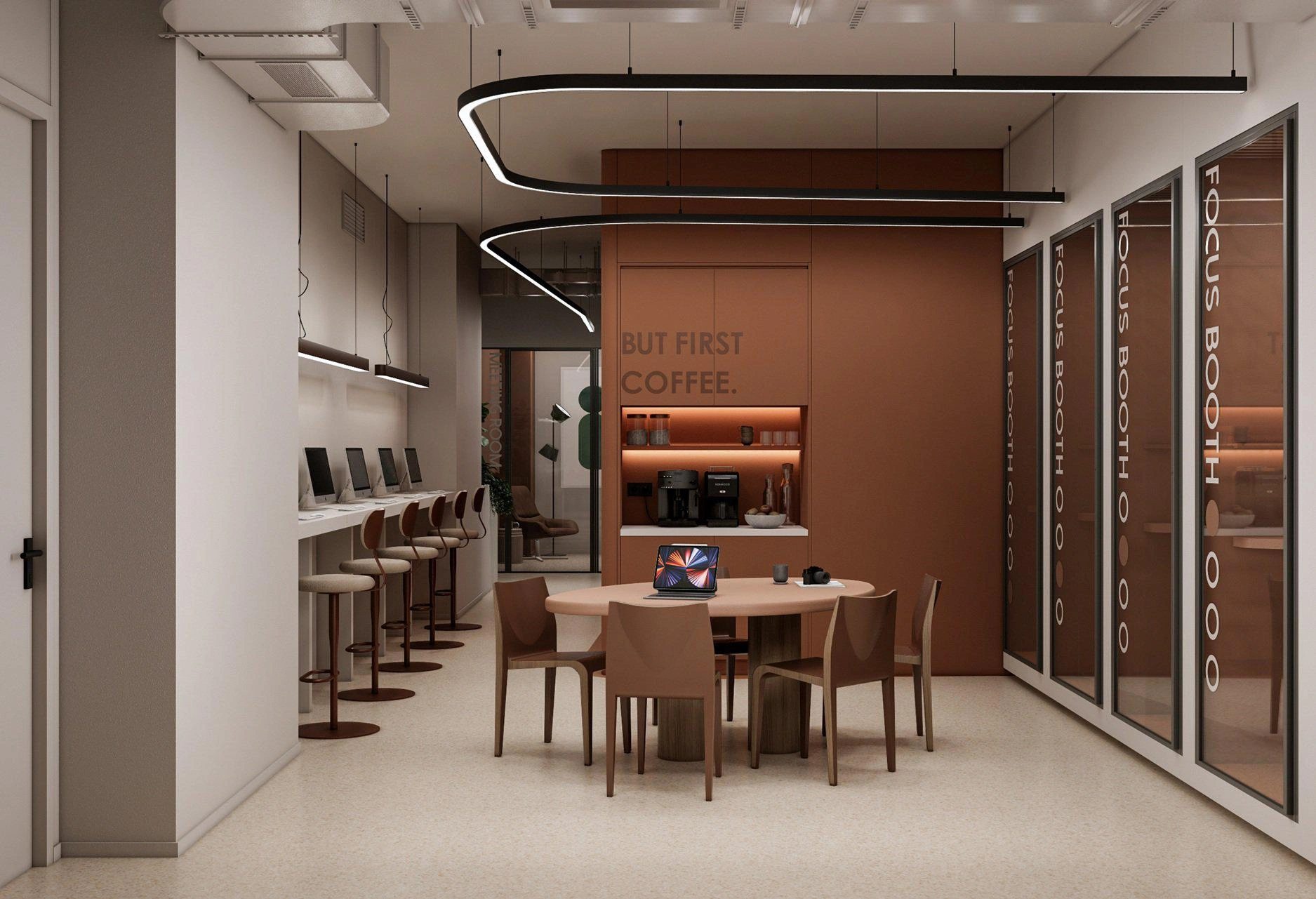 अट्टिका, ग्रीस में एक आधुनिक आवासीय परिसर के अपार्टमेंट