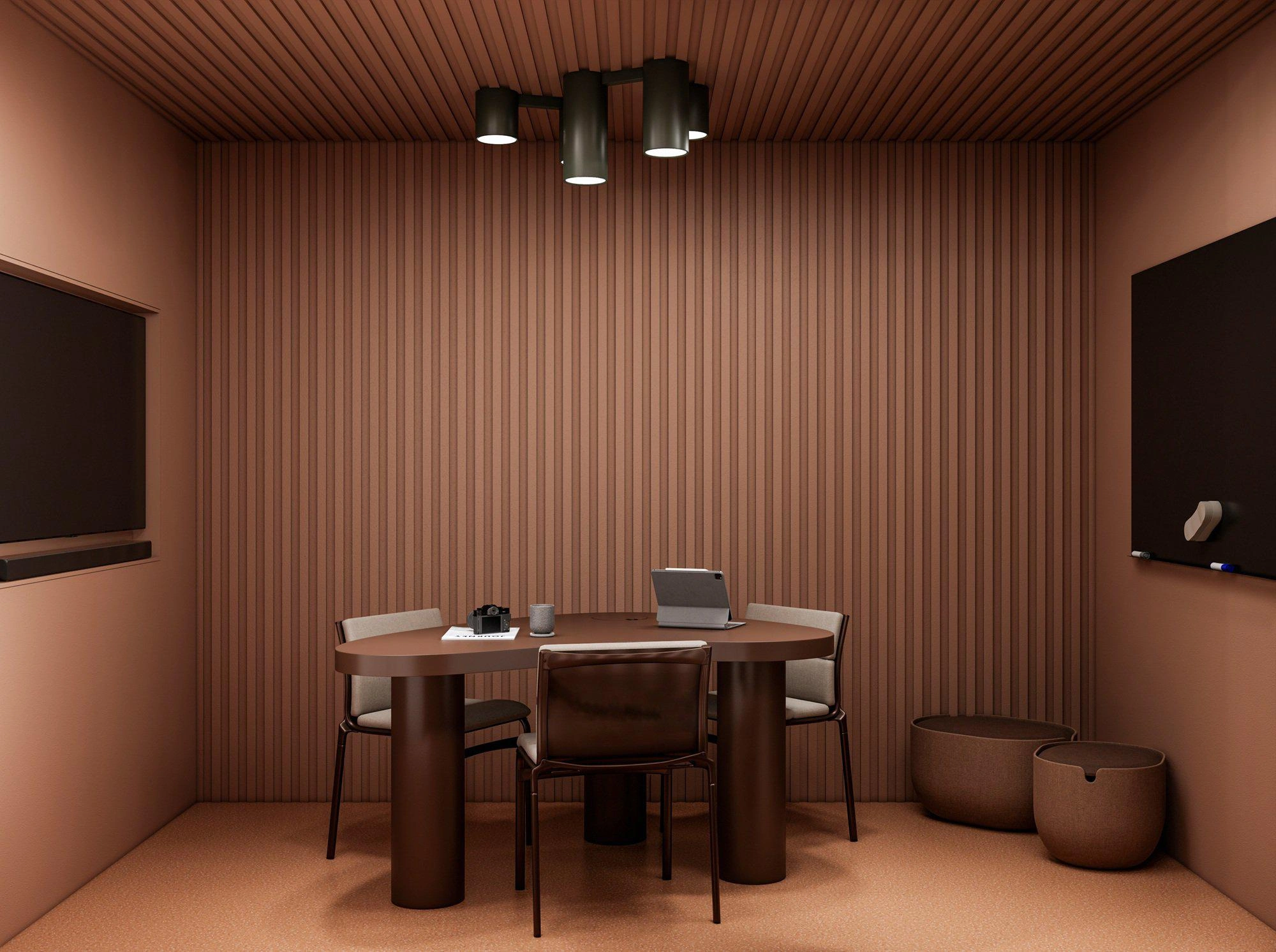 अट्टिका, ग्रीस में एक आधुनिक आवासीय परिसर के अपार्टमेंट