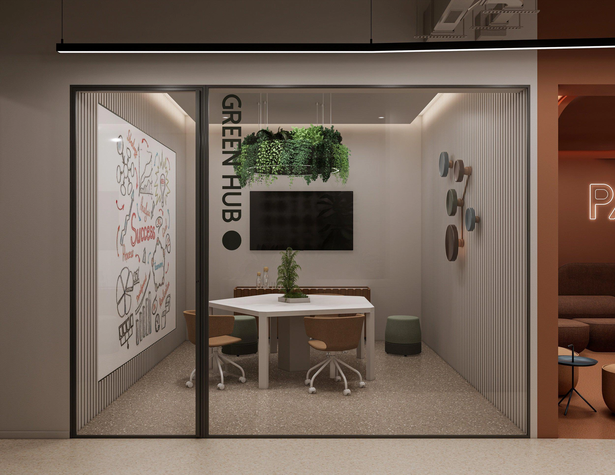 अट्टिका, ग्रीस में एक आधुनिक आवासीय परिसर के अपार्टमेंट