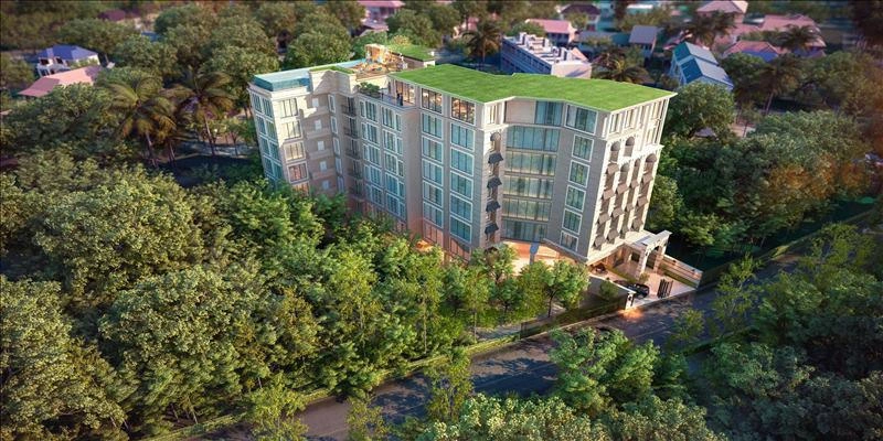 位于泰国普吉岛新建住宅小区的公寓