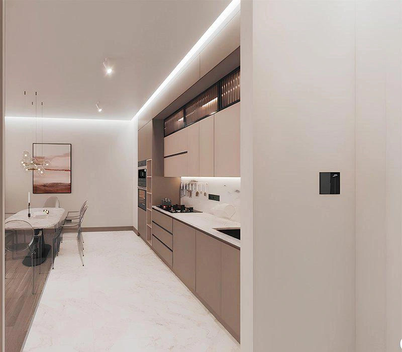 Apartments in a modern residential complex in Istanbul, Turkiye