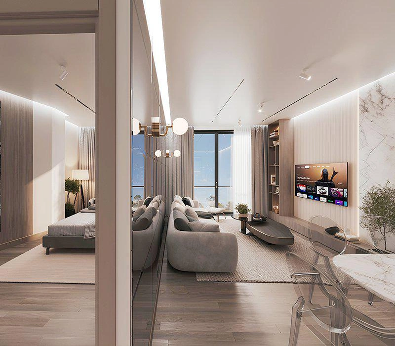 Apartments in a modern residential complex in Istanbul, Turkiye