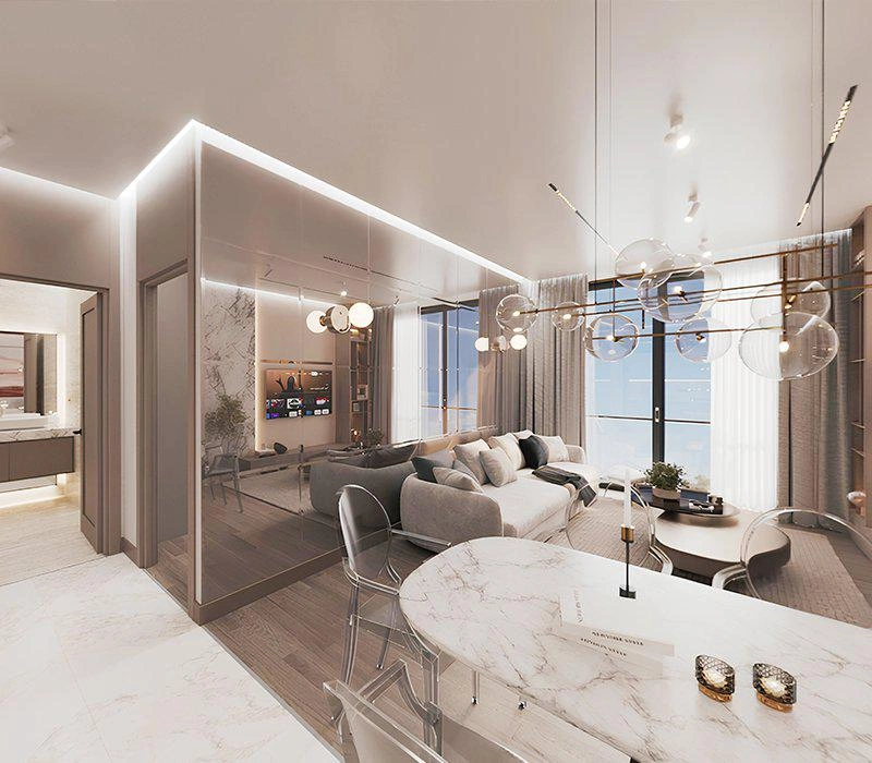 Istanbul, Turkiye के आधुनिक आवासीय कॉम्प्लेक्स में अपार्टमेंट