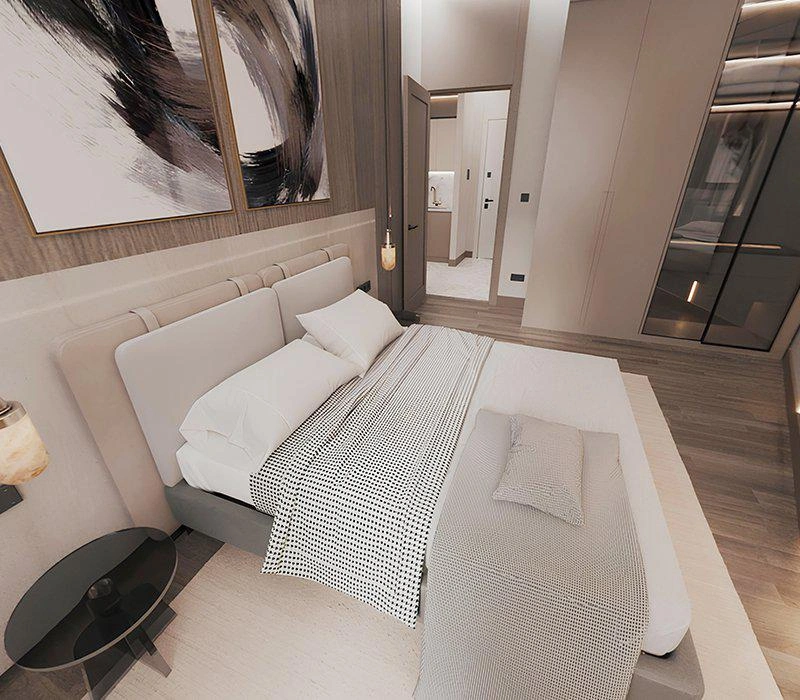 Apartments in a modern residential complex in Istanbul, Turkiye