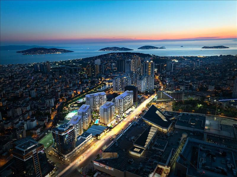 شقق في مجمع سكني عصري في مالتيب، إسطنبول، تركيا