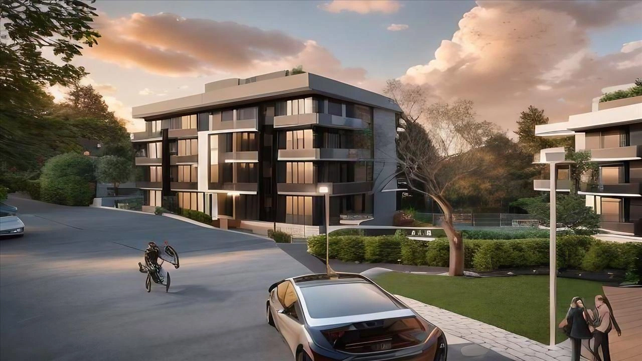 Apartments in a modern residential complex in Paphos, Cyprus