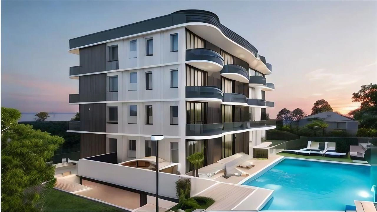 Apartments in a modern residential complex in Paphos, Cyprus