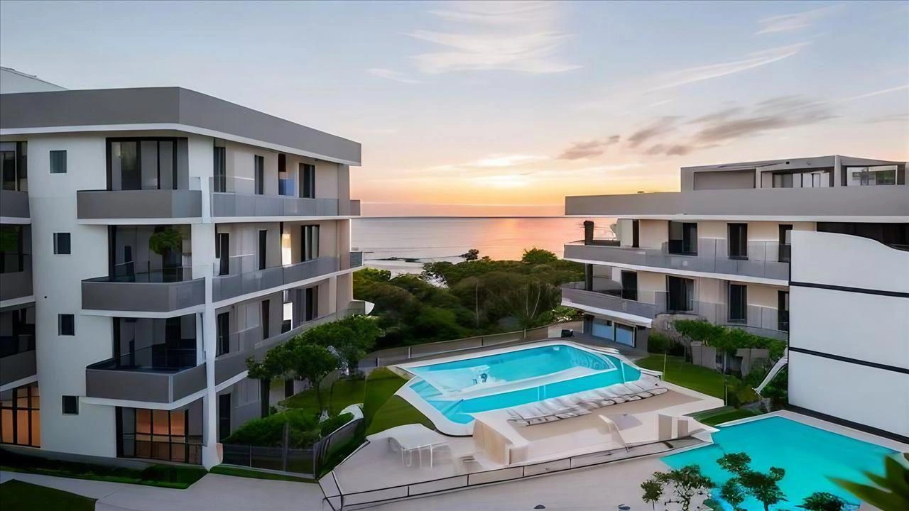 Apartments in a modern residential complex in Paphos, Cyprus