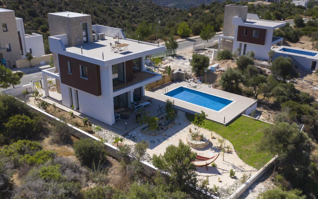 Villas with panoramic sea views in Paphos, Cyprus