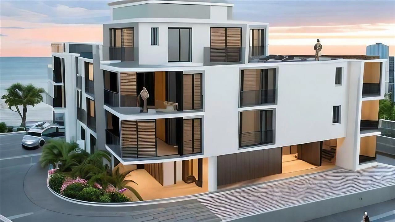 Apartments in a modern residential complex in Paphos, Cyprus