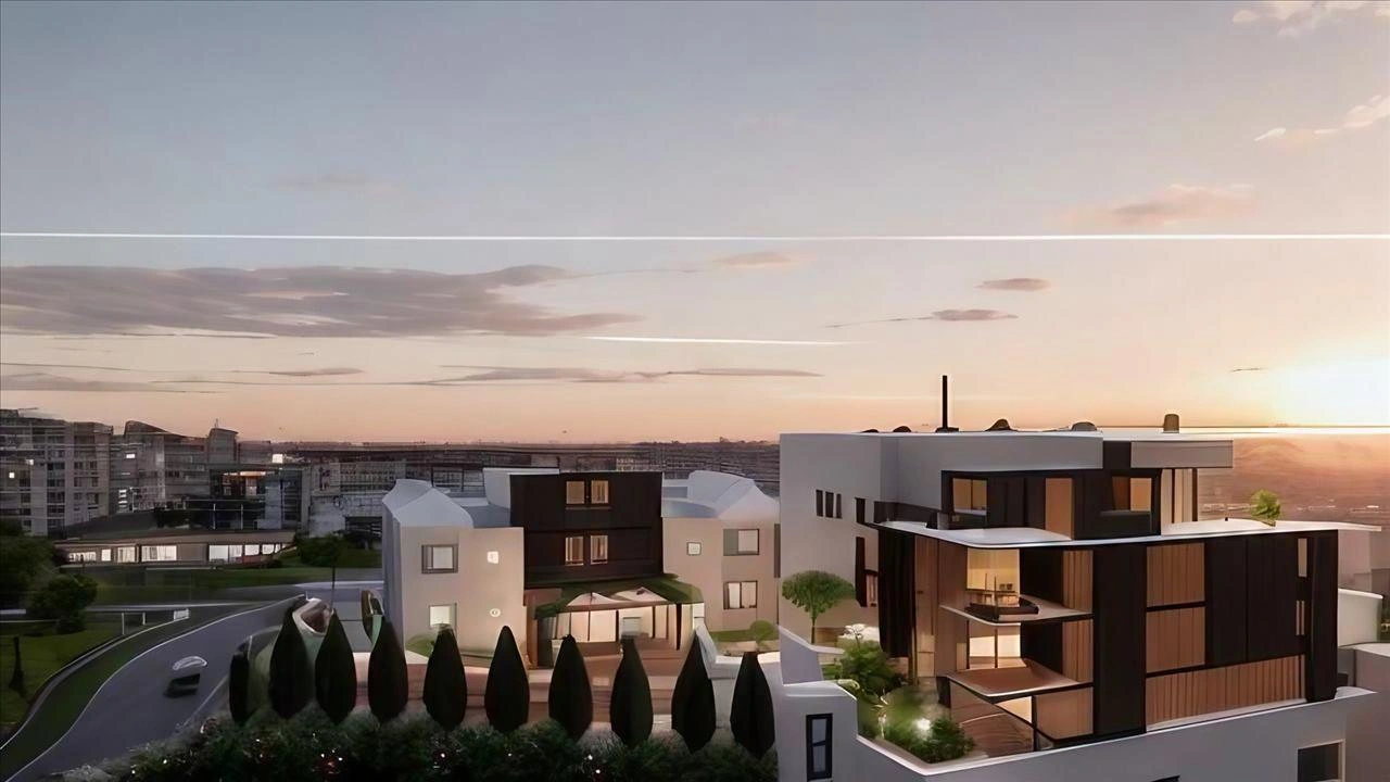 Apartments in a modern residential complex in Paphos, Cyprus