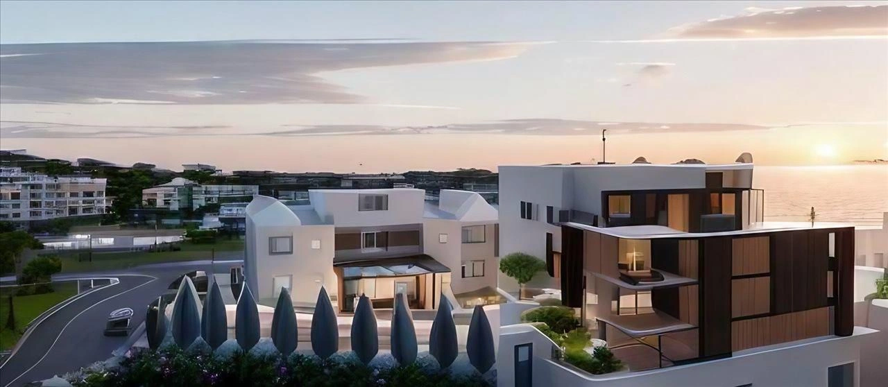 Apartments in a modern residential complex in Paphos, Cyprus