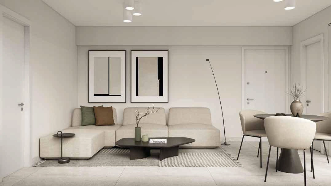 Apartments in a modern residential complex in Attica, Greece