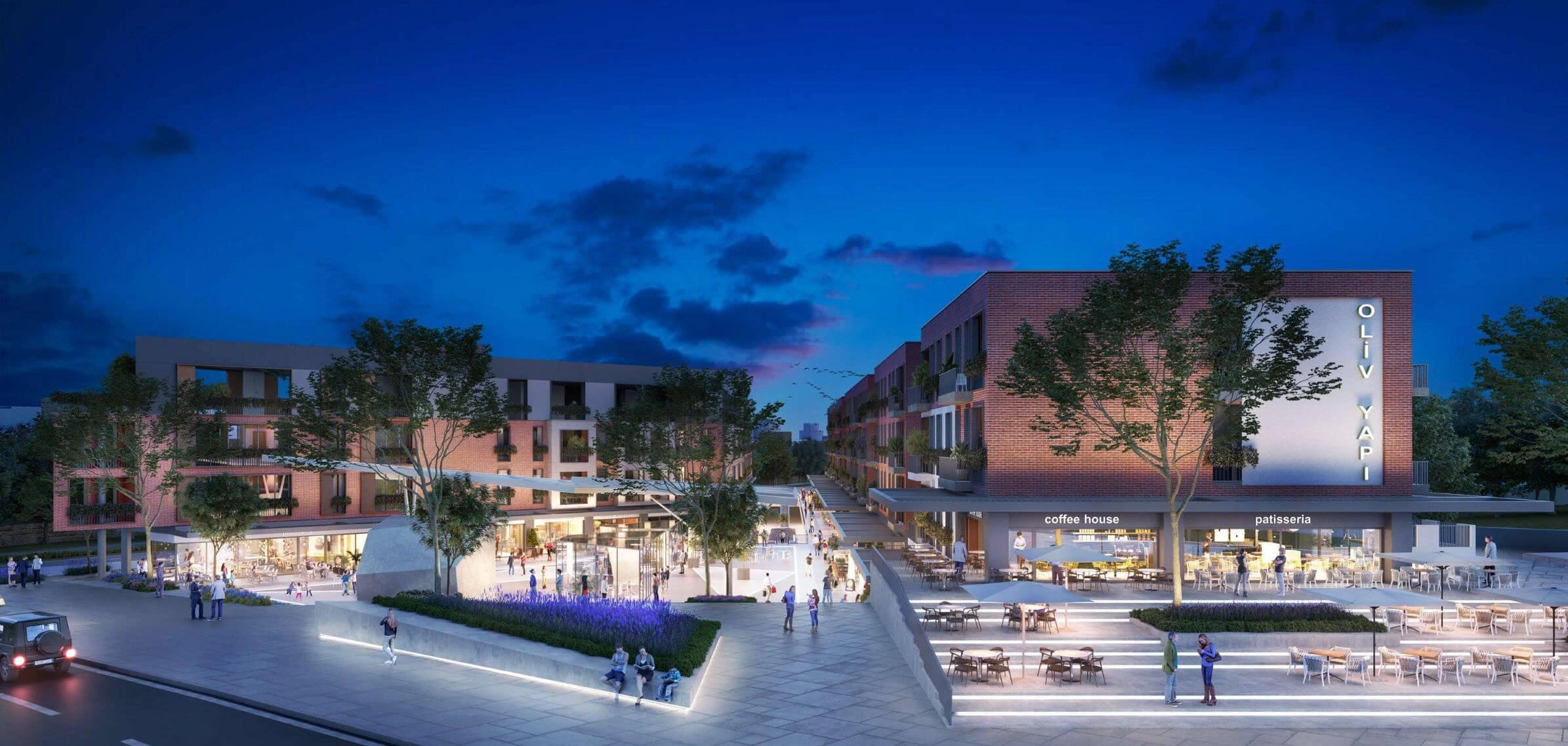 Apartments in a modern residential complex in Zeytinburnu, Istanbul, Turkey