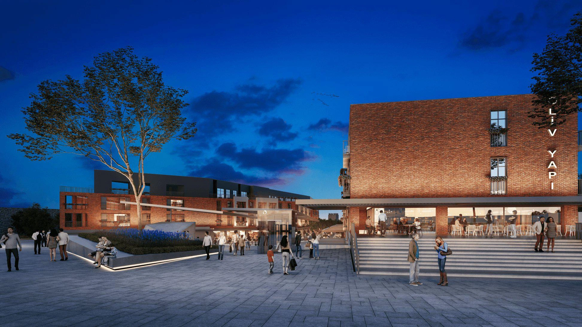 Apartments in a modern residential complex in Zeytinburnu, Istanbul, Turkey