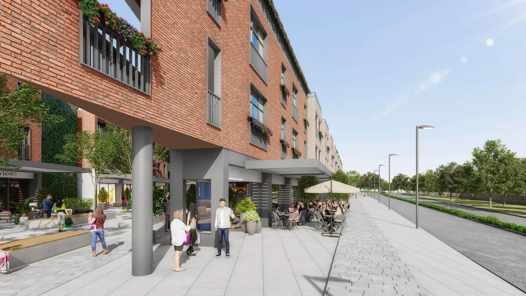 位于土耳其伊斯坦布尔Zeytinburnu现代住宅小区内的公寓