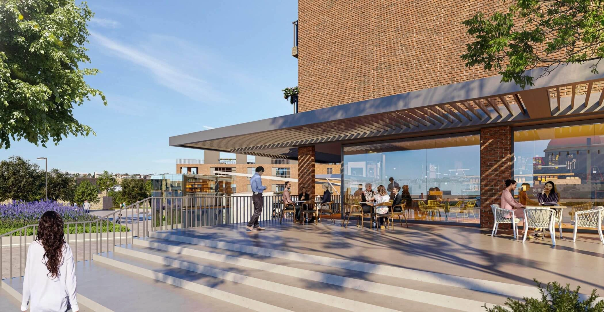 位于土耳其伊斯坦布尔Zeytinburnu现代住宅小区内的公寓