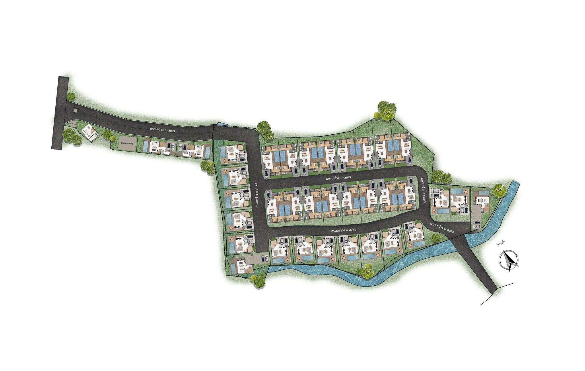 Villas en un complejo residencial moderno en Si Sunthon, Phuket, Tailandia