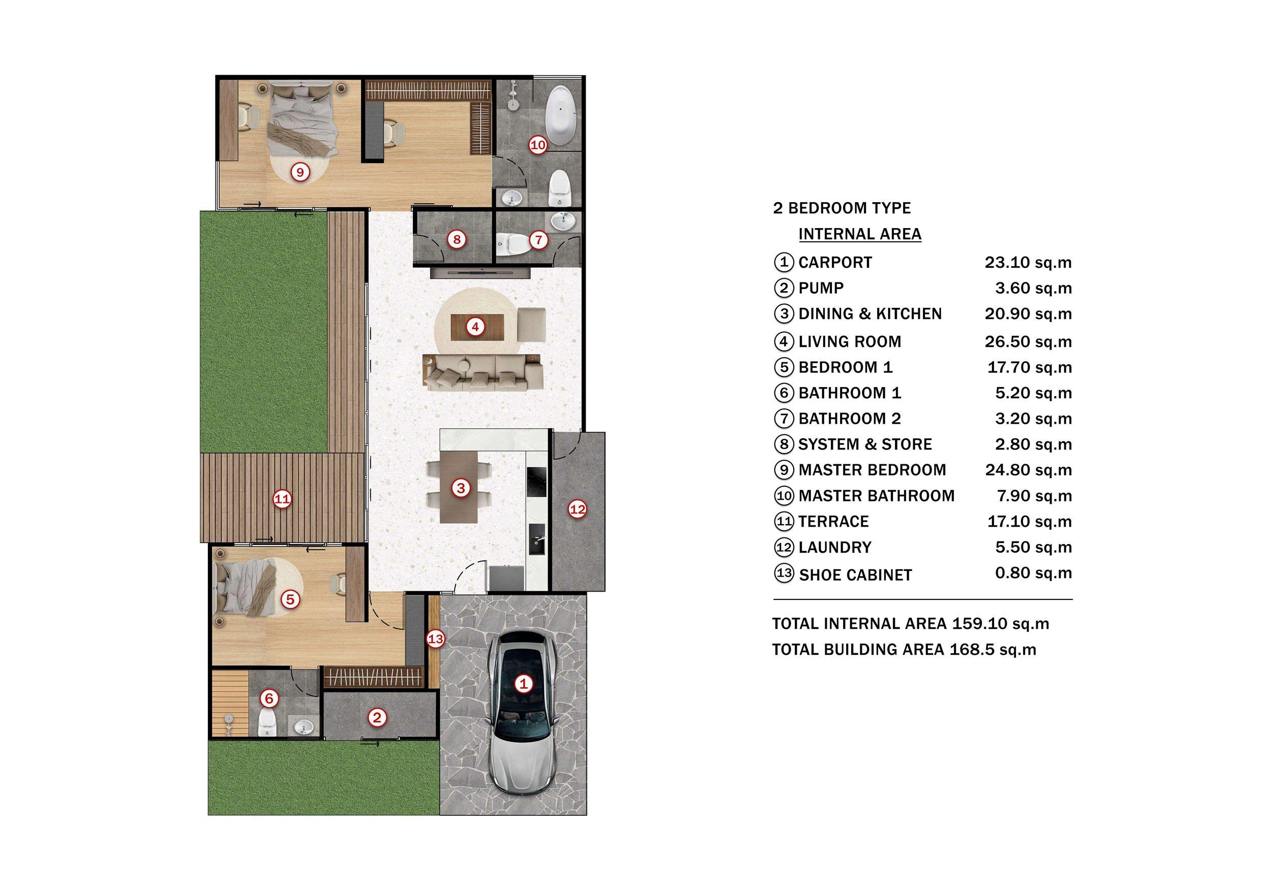 Villas en un complejo residencial moderno en Si Sunthon, Phuket, Tailandia