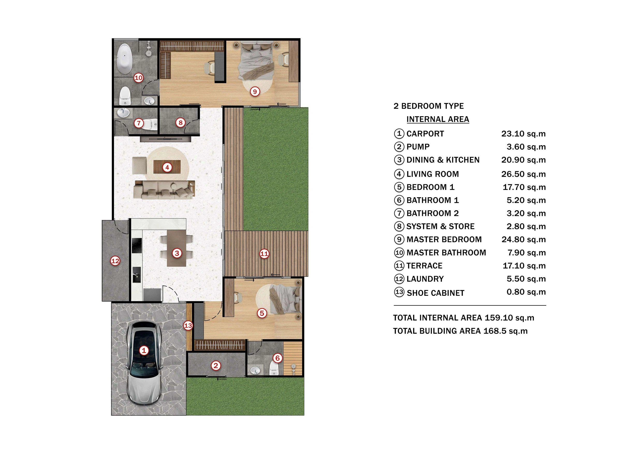 Villas en un complejo residencial moderno en Si Sunthon, Phuket, Tailandia