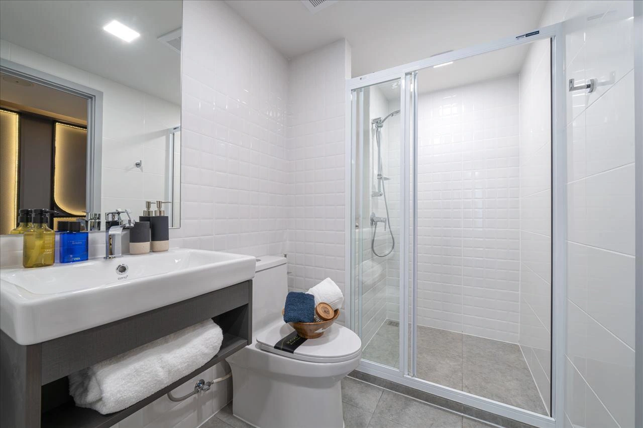 شقق في مجمع سكني في بانكوك، تايلاند