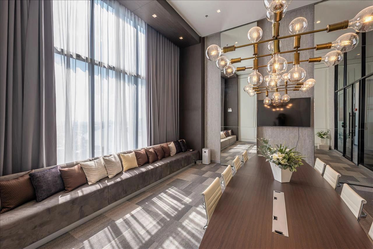 Apartments in a modern residential complex in Bangkok, Thailand