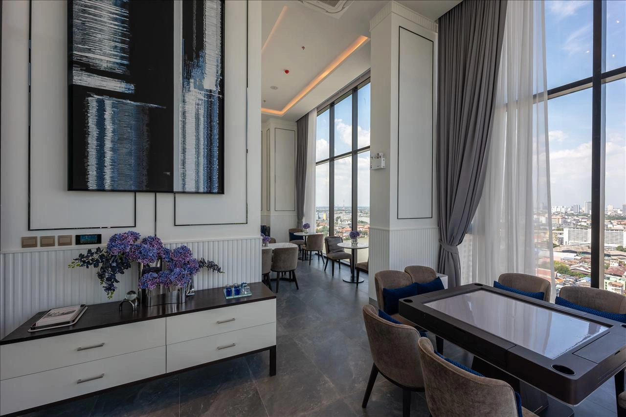 Apartments in a modern residential complex in Bangkok, Thailand