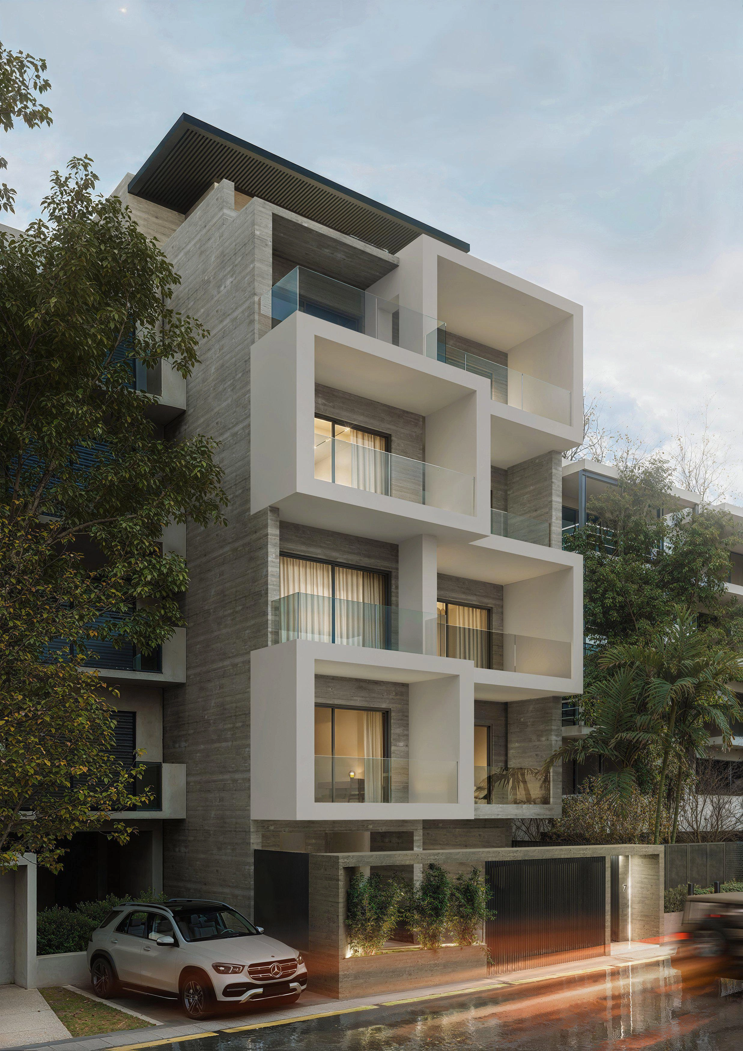 شقق في مجمّع سكني عصري في أتيكا، اليونان