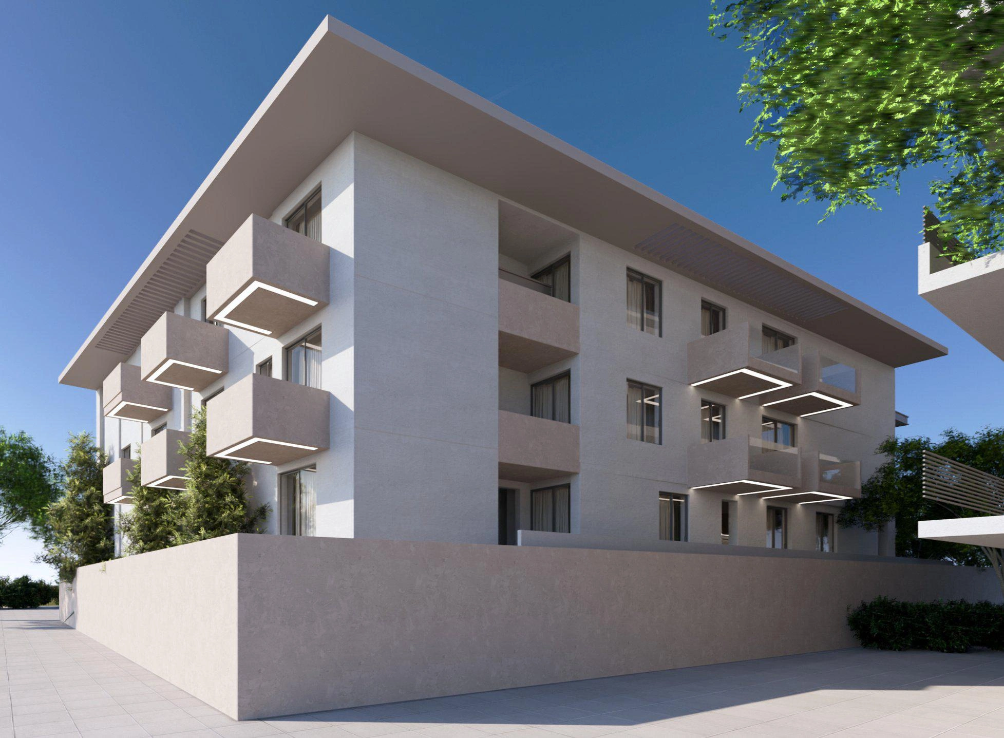 Apartments in a modern residential complex in Paleo Faliro, Attica, Greece