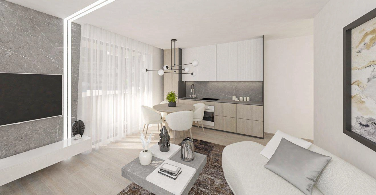 Apartments in a modern residential complex in Paleo Faliro, Attica, Greece