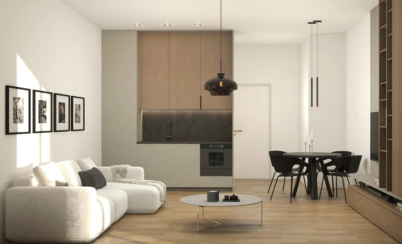 Apartments in a modern residential complex in Paleo Faliro, Attica, Greece