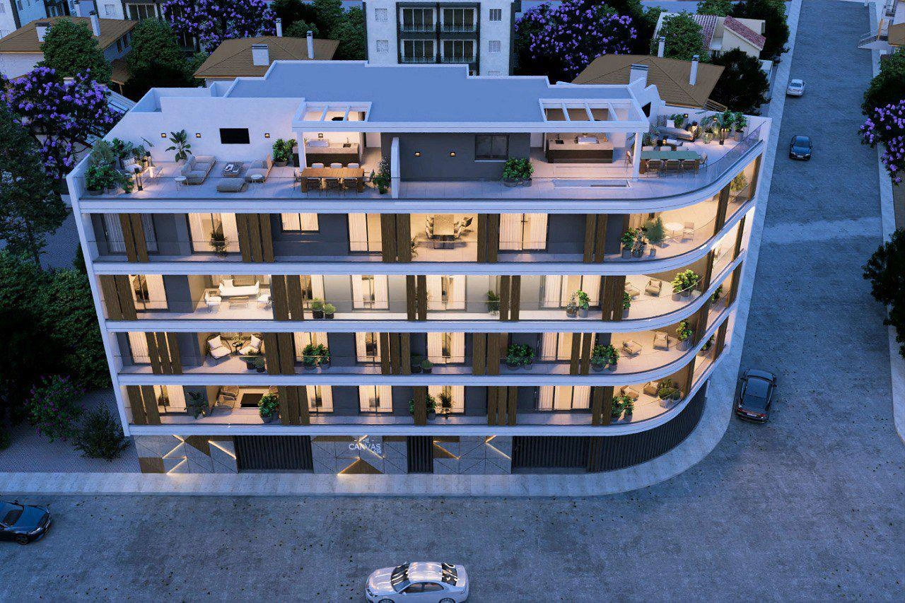 Apartments in a modern residential complex in Larnaca, Cyprus
