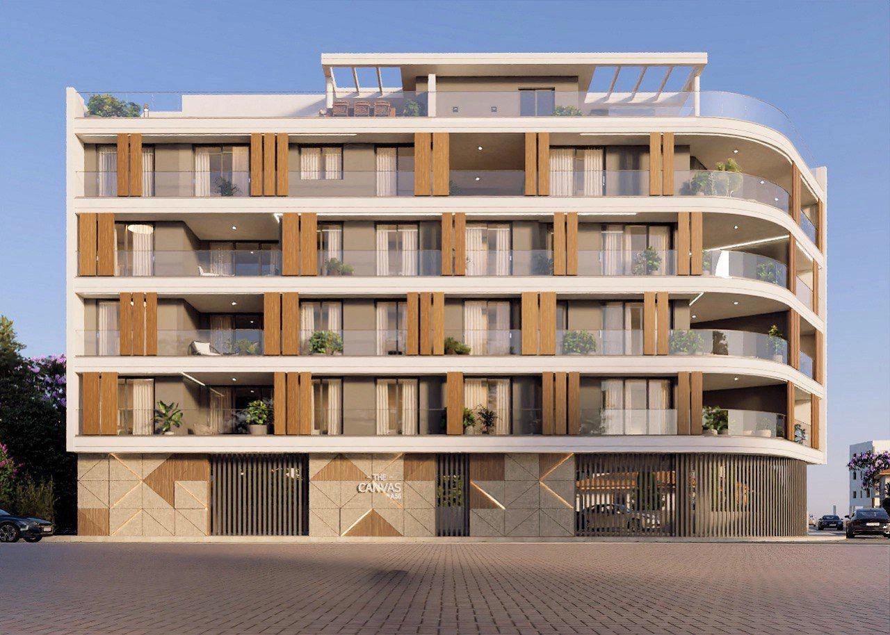 Apartments in a modern residential complex in Larnaca, Cyprus
