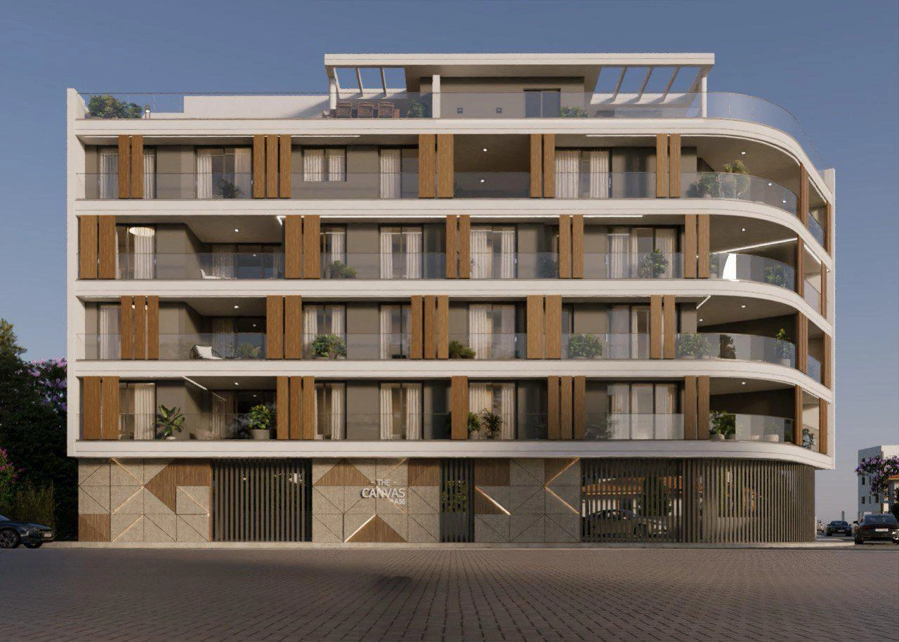 Apartments in a modern residential complex in Larnaca, Cyprus