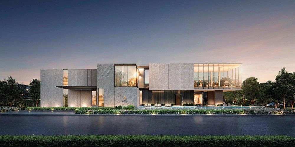 Ville in un moderno complesso residenziale a Bangkok, Thailandia