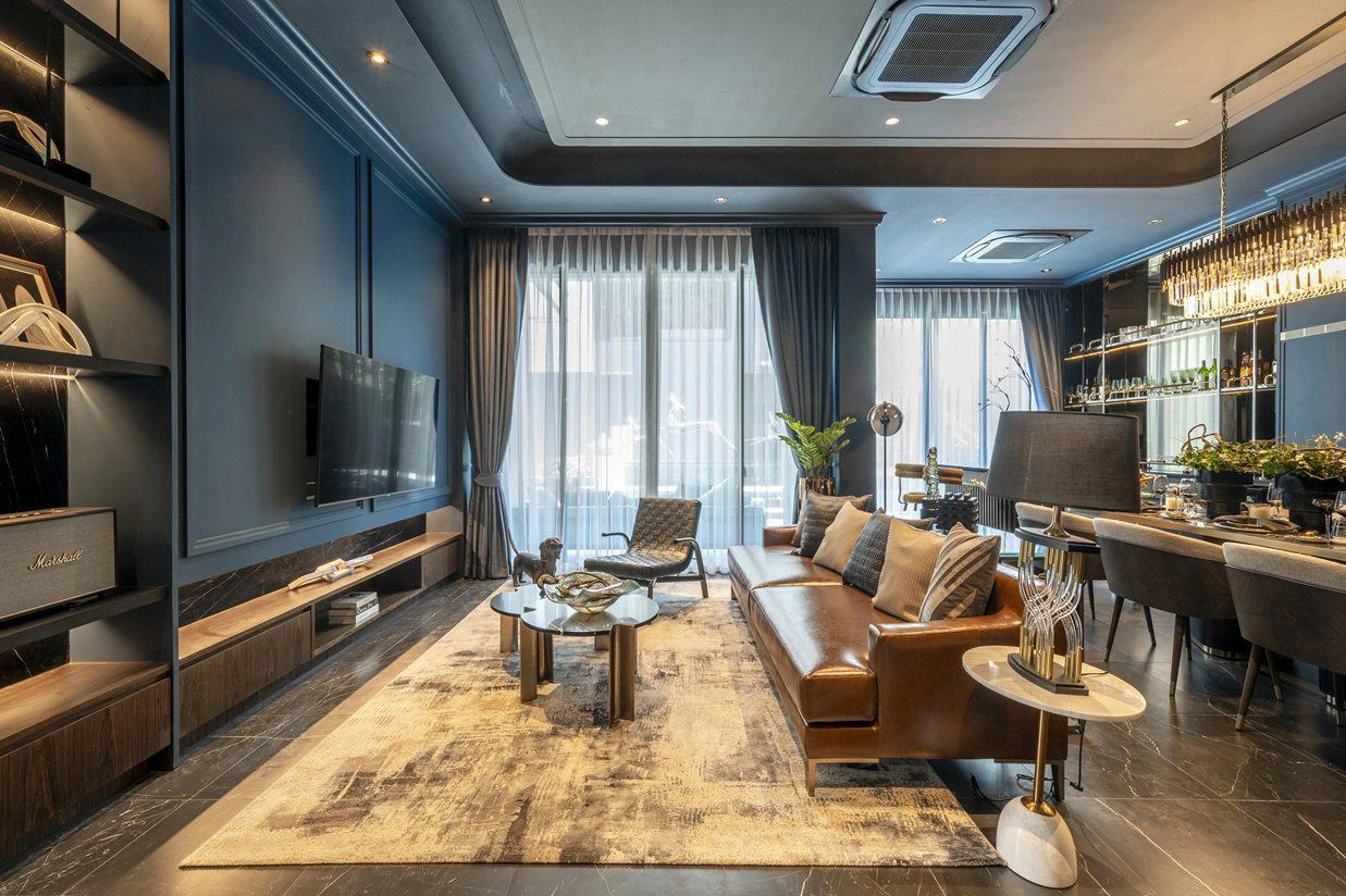 Ville in un moderno complesso residenziale a Bangkok, Thailandia