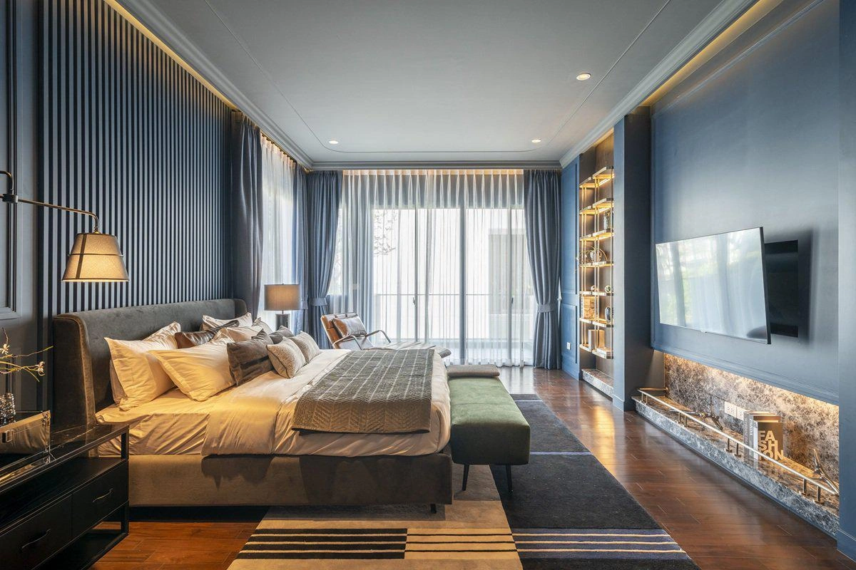 Ville in un moderno complesso residenziale a Bangkok, Thailandia