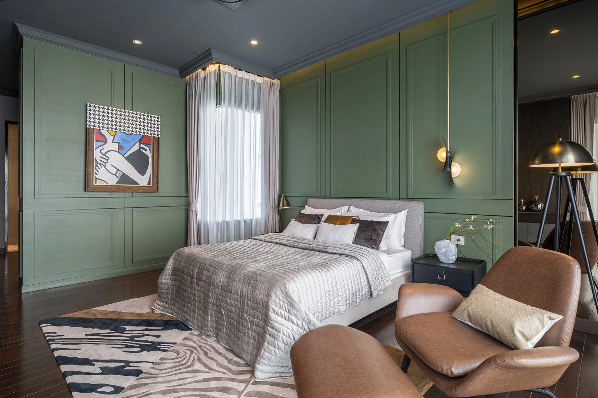 Ville in un moderno complesso residenziale a Bangkok, Thailandia