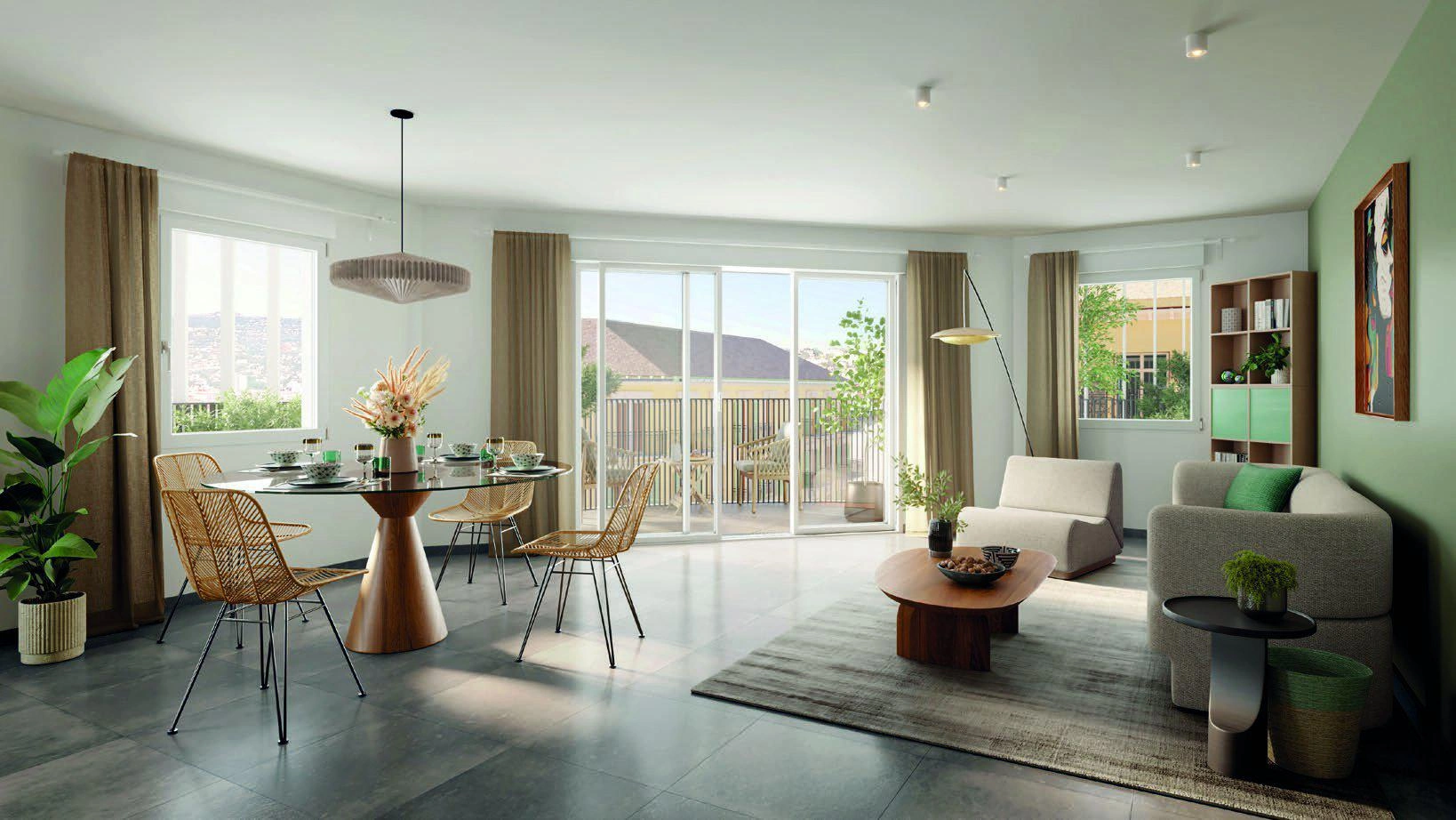 Apartments in a modern residential complex in Provence-Alpes-Cote d'Azur, France