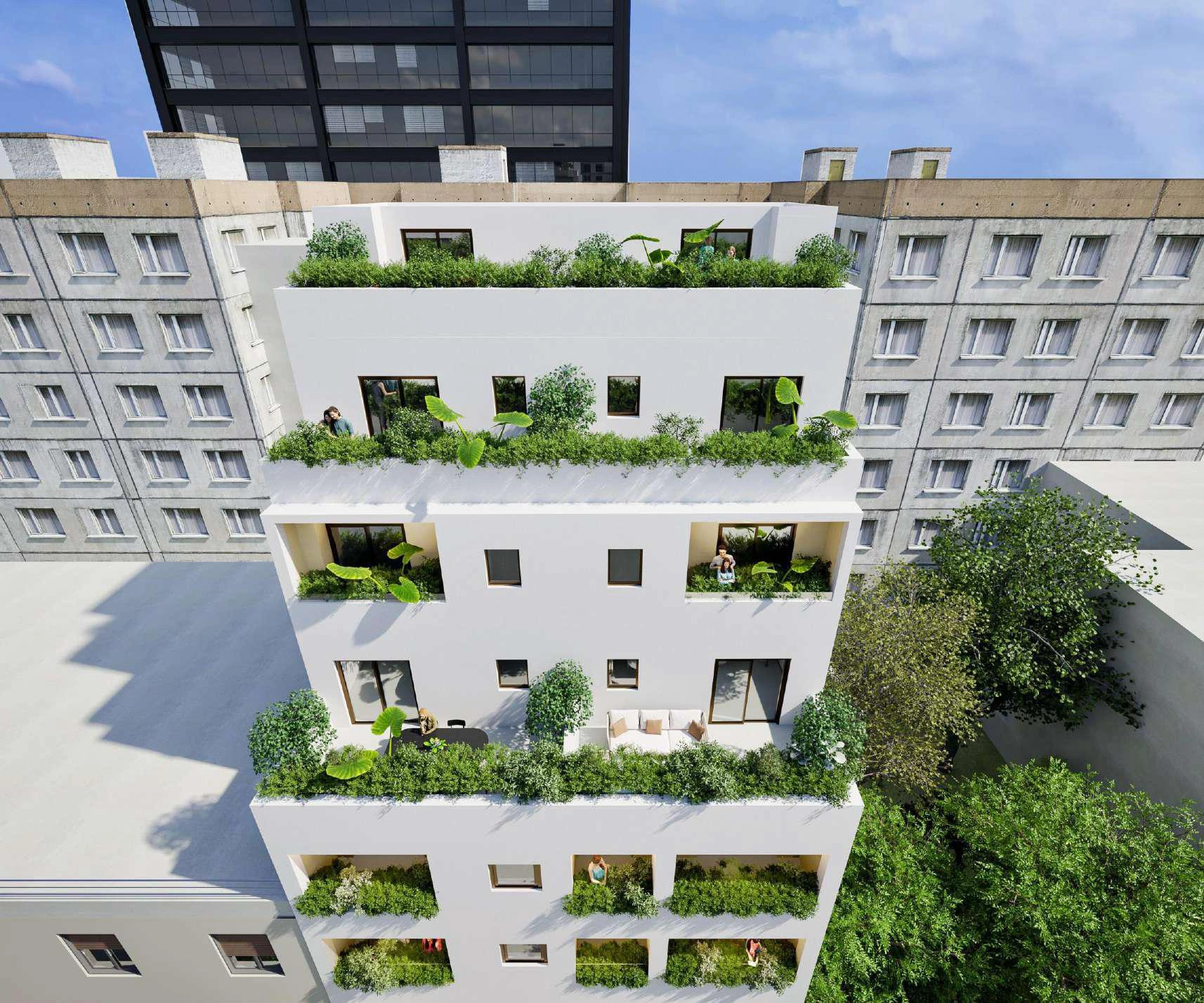 آپارتمانها در یک مجتمع مسکونی مدرن در آتیکا، یونان