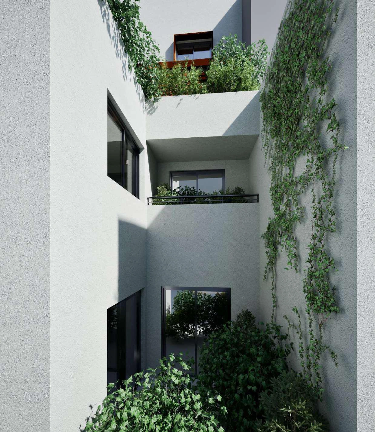 آپارتمانها در یک مجتمع مسکونی مدرن در آتیکا، یونان