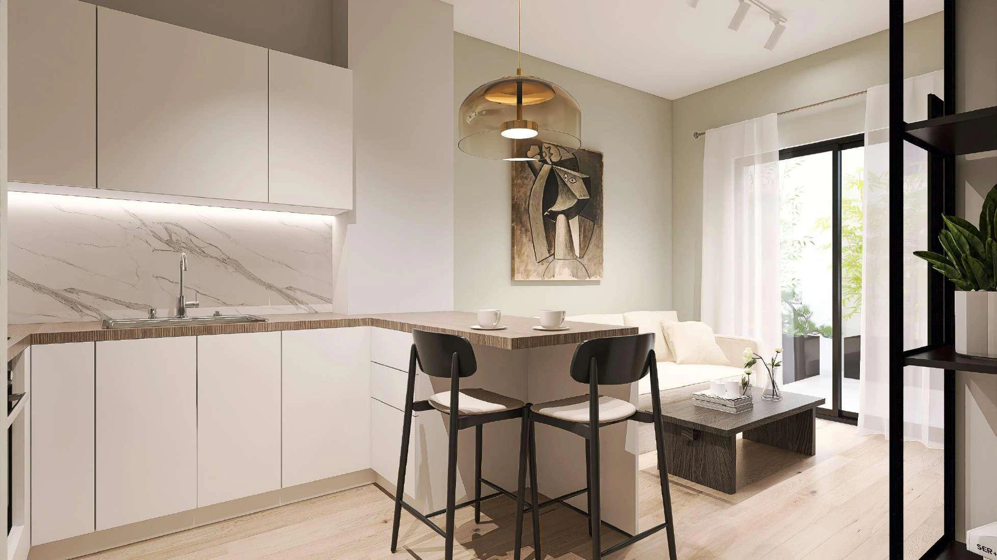 آپارتمانها در یک مجتمع مسکونی مدرن در آتیکا، یونان