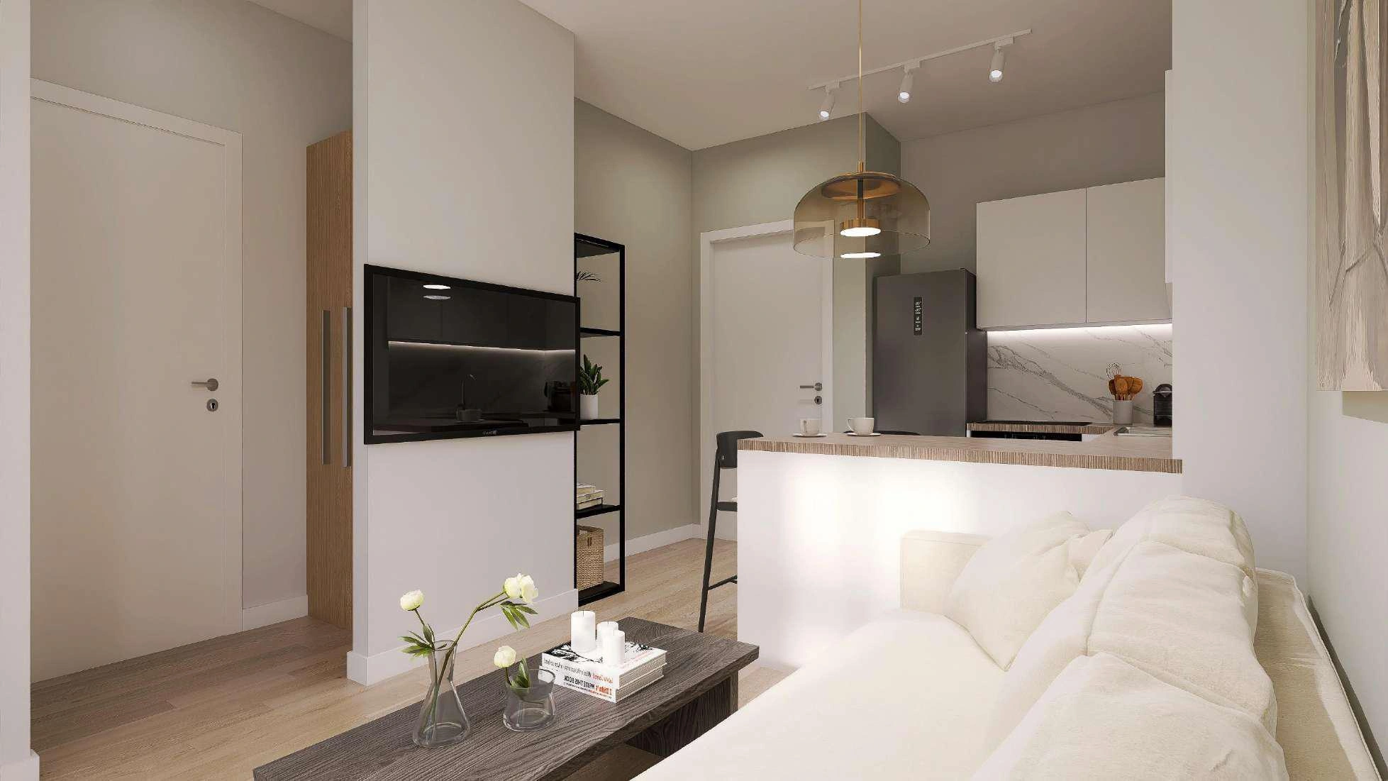 آپارتمانها در یک مجتمع مسکونی مدرن در آتیکا، یونان