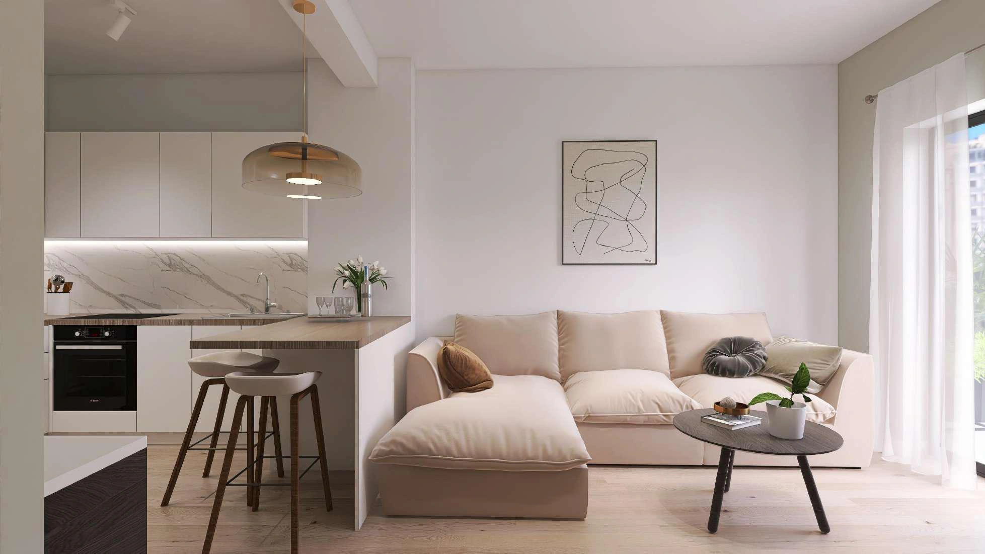 آپارتمانها در یک مجتمع مسکونی مدرن در آتیکا، یونان