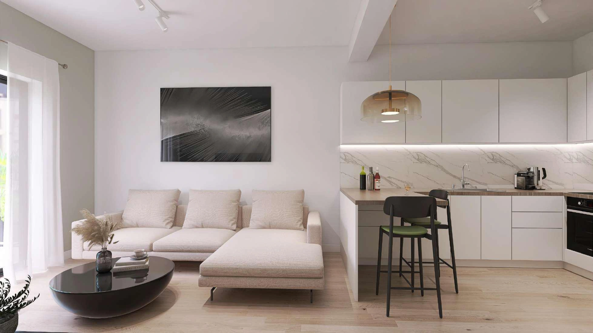 آپارتمانها در یک مجتمع مسکونی مدرن در آتیکا، یونان