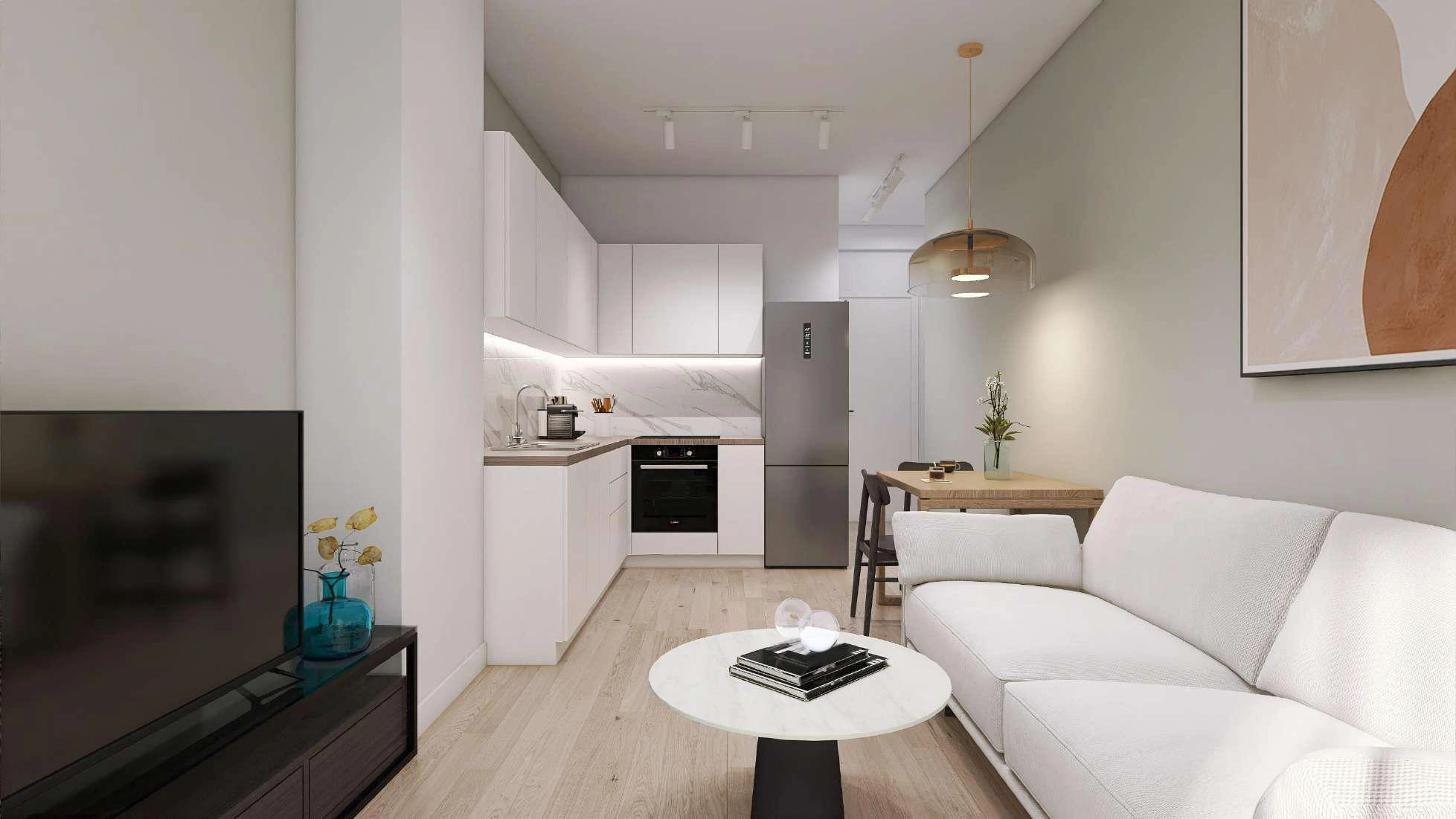 آپارتمانها در یک مجتمع مسکونی مدرن در آتیکا، یونان