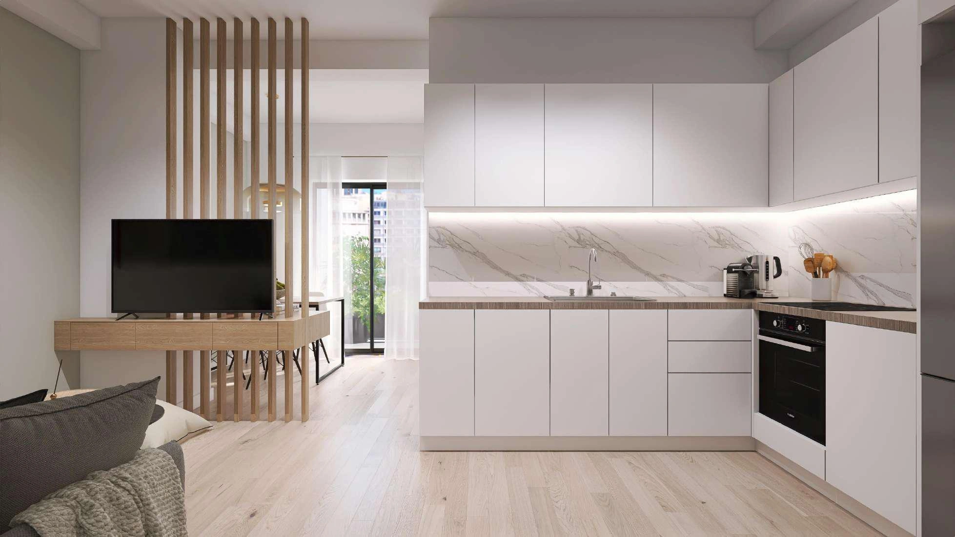 آپارتمانها در یک مجتمع مسکونی مدرن در آتیکا، یونان